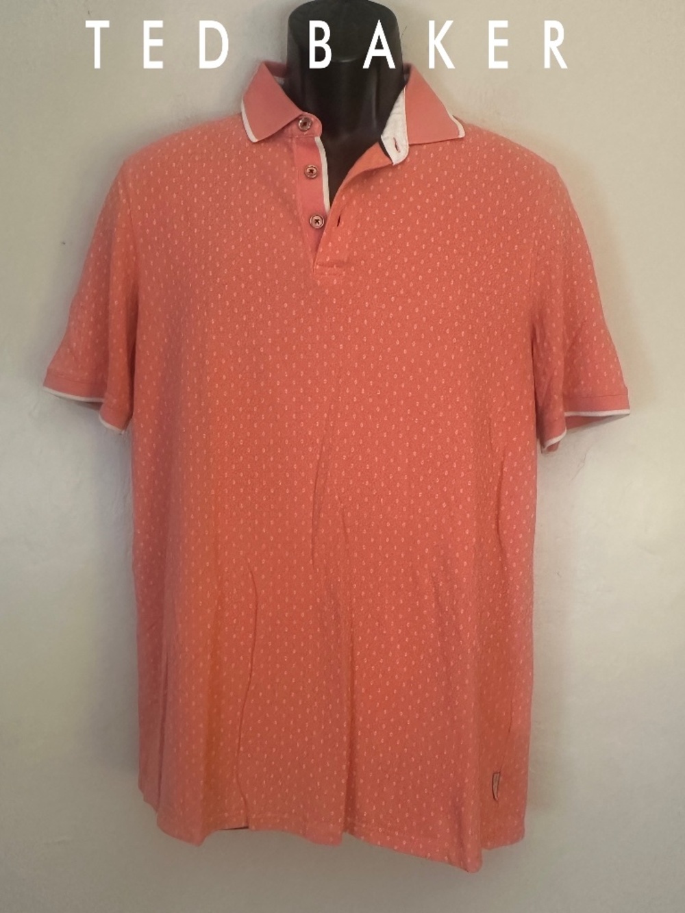 Ted Baker Polo Ted size 4 ~ medium Gently worn 53% modal/47% cotton 21" armpits
